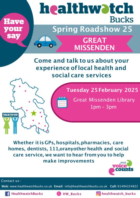 healthwatch bucks event